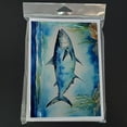 thumbnail image 3 of Bluefin Tuna Greeting Cards Pack of 8 7 in x 5 in, 3 of 3