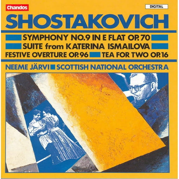 Neeme Järvi - Symphony 9 / Festive Overture - Music & Performance - CD