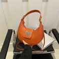 thumbnail image 3 of Niche Design Butterfly Crescent Bag Bolso de media luna de cuero PU para mujeres y niñas, 3 of 4