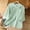 Light Green, variant on Graphic Tees for Women Elegant Embroidered Mandarin Collar Short Sleeve Blouse for Daily Casual Wear Women’s T-Shirts Top Green M