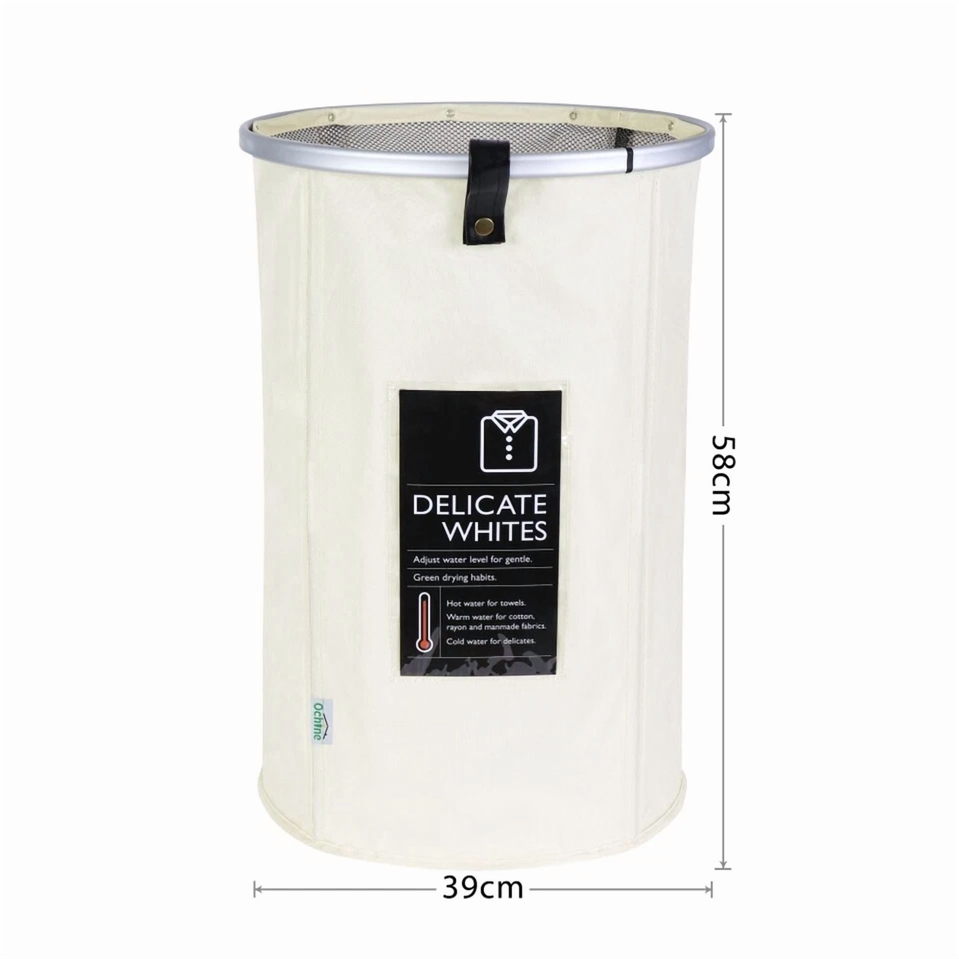 CRESTIN- Laundry Basket Laundry Hamper Bag Washing Bin Clothes Washing Foldable Storage