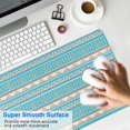 thumbnail image 4 of Long Mouse Pads for Desk,Blue Ethnic Geometric Pattern Desk Mats on Top Of Desks, Desk Mouse Pad Extra Large with 3mm Non-Slip Base and Stitched Edge for Gaming,Office,Work,Home 31.5"x15.7", 4 of 6