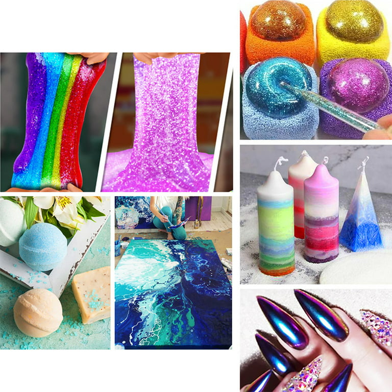 32Colors Small Box Packed Mineral Mica Pigment Soap Dyes Nail Art DIY  Eyeshadow Mica Powder Fluffy Crystal Slime Mica Pigment - AliExpress
