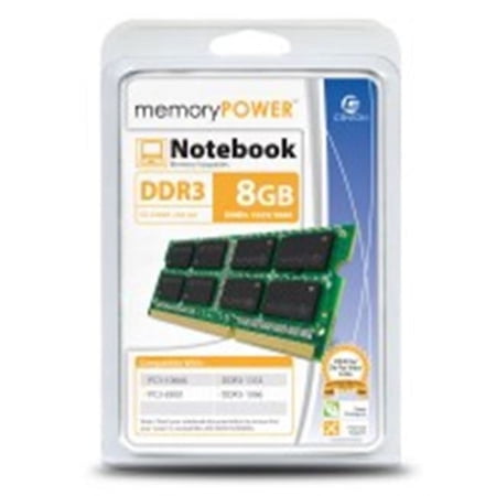 UPC: 0731969431290 | Centon 8GB Module PC3-10600 1333MT/S DDR3 Notebook Memory (204-Pin SODIMM) R1333SO8192