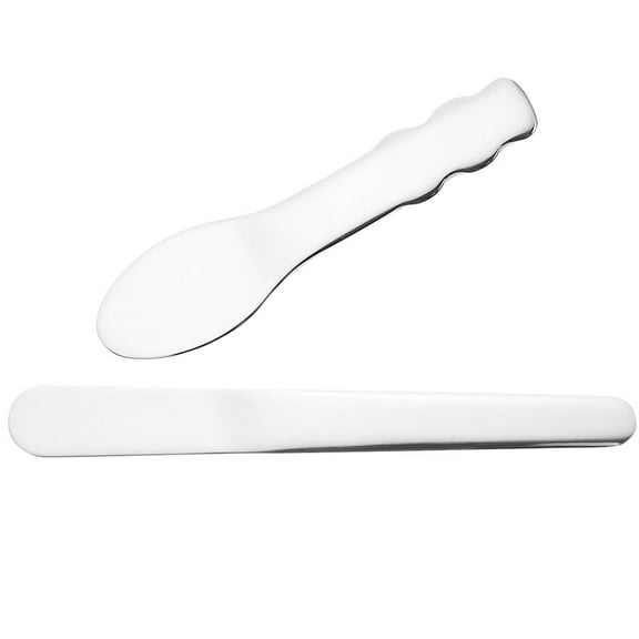 2 Pcs Stainless Steel Digging Spoon Beauty Scooper Korean Cosmetics Skin Care Tools Makeup Products