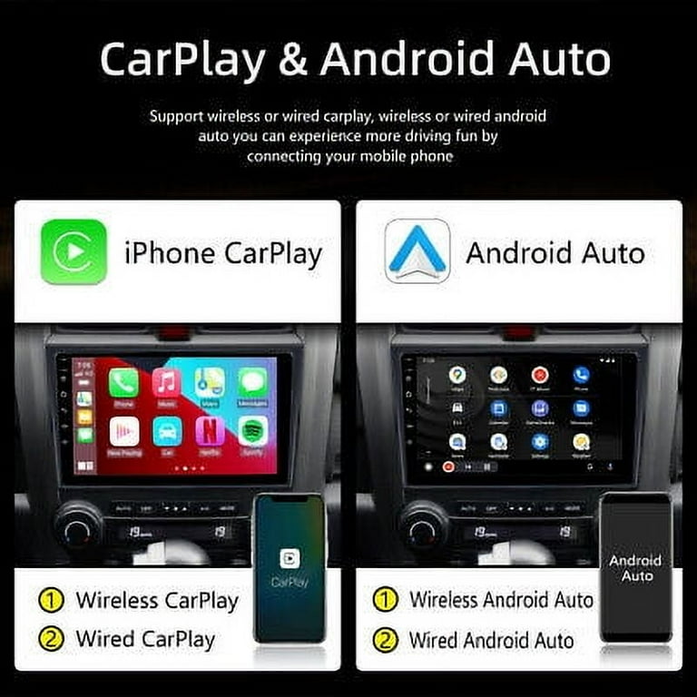5Ghz WiFi 2G+64G Android 15 Radio for Honda CRV 2007-2011 Car Stereo with Wireless Carplay Android Auto,5.0 Bluetooth,Build-in EQ,9inch IPS Touchscreen,GPS,FM/RDS SWC AHD Backup Camera MIC