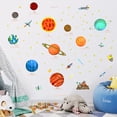 thumbnail image 3 of Pegatinas de pared Planet Star para habitación de los niños, dormitorio, decoración del hogar, pegatinas de pared, juego de 2, 3 of 5
