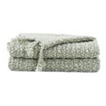 thumbnail image 6 of Home Soft Things Basket Weave Throw Blanket with Braided Tassels, Reversible Lightweight Super Soft Cozy Throw Blanket, 50x60 inches, Silver, 6 of 8