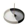 thumbnail image 2 of Inerposs Ceramic Incense Holder, Modern Aromatherapy Tray, Yin-Yang Design, Home Decor Accessory, Ideal for Yoga and Relaxation Spaces, 2 of 6