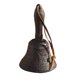 thumbnail image 1 of Campanas de mano de hierro fundido Campanas de mano de campo retro Campanas eólicas de hierro Campanas colgantes creativas (color oxidado), 1 of 7
