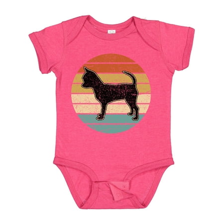 

Inktastic Chihuahua Dog Retro Sunset Boys or Girls Baby Bodysuit
