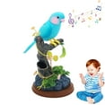 thumbnail image 4 of Talking Parrot | Cute Electric Battery Operated Control Voice Simulation Parrots | Sparrow Bird Repeats What You Say, Electric Parrot Induction Toy for Garden, 4 of 9