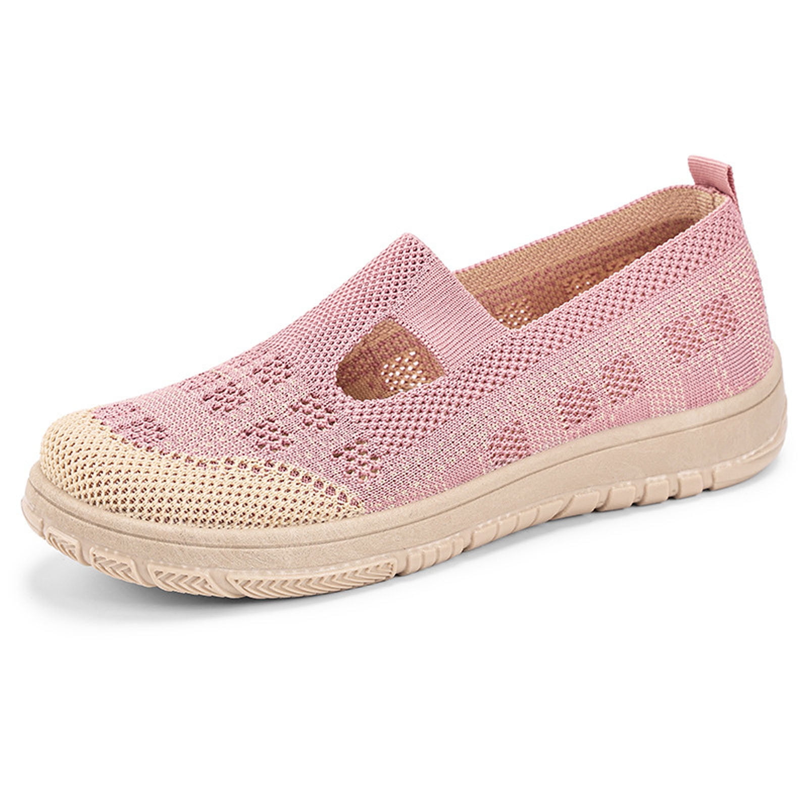 Baskets Femme Légères En Maille – Talon Plat, Semelle Caoutchouc, Laçage, Pour Loisirs, été, Confort Quotidien