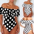thumbnail image 2 of fvwitlyh One Piece Swimsuit Women Colorful Shorts Swimming Swimsuit Swimwear Monokini Up Bikini Push Padded Womens Sets Swimwears Football Shirt Womens Swimsuits, 2 of 5