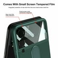 thumbnail image 2 of For Samsung Galaxy Z Flip 4 5G Slim Shockproof Camera Lens Protection With Ring Stand PC Phone Case Cover, 2 of 5