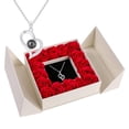 thumbnail image 2 of Fiudx Rosa Eterna, Caja de Regalo con Flor Roja Preservada, Collar con Proyección En Forma de Corazón, Te Amo En 100 Idiomas, Sorpresa Romántica, Novia, Esposa, Abuela, Perfecto para San Valentín, 2 of 6