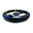 thumbnail image 5 of The ROP Shop | Universal 13" Steering Wheel Blue/Chrome, Formula GT For All-Terrain Vehicle ATV, 5 of 5