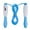 Blue, variant on Labymos Jump Skipping Rope Cable Adjustable Counting Jump Rope Fitness Exercise Training Gym Sports 3 Meters for Kids Adults