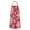 Red Christmas Snowflake-1, variant on Red Christmas Snowflake Apron-Garden Aprons for Women with Pockets-Cotton Linen Waterproof Kitchen Cooking Gardening Aprons Adjustable for Kitchen,Cooking,BBQ and Salon 32"x27"