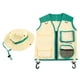 thumbnail image 1 of Kit de Explorador de Aventuras Al Aire Libre para NiñOs, Conjunto de Chaleco y Sombrero para NiñOs, Regalos de Cosplay de SueñO de para NiñOs, Verde, 1 of 8