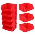 thumbnail image 7 of FNNMNNR Storage Bins Garage Tool Stackable Organizer Containers Plastic Box Rack Stacking Small Parts Hanging Pegboard Workshop, 7 of 7