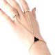 thumbnail image 1 of Punk Finger Bracelet Triangle Conjoined Bracelet Wrist Chain Arm Link Ornaments Mystic, 1 of 5