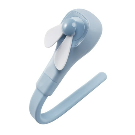 

Personality Mini USB Small Fan Student Fan Summer Portable Small Fan-Blue