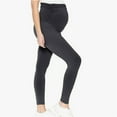 thumbnail image 4 of Ohufall Women's Maternity Yoga Pants Fashion Solid High Waist Belly Support Gym Workout Leggings Summer Stretch Slim Fit Pregnancy Activewear, 4 of 5