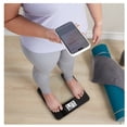 thumbnail image 2 of Taylor Precision Products Bluetooth Body Composition Scale with Precision Hub App, Black & Silver, 2 of 3