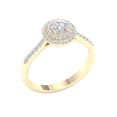 thumbnail image 2 of Imperial 5/8 Ct TDW Round Diamond Double Halo Engagement Ring in 10K Yellow Gold (H-I, I2), 2 of 4