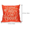 thumbnail image 2 of 2Pcs Valentine's Day Pillow Cases High-quality Fine Linen Design Pillowcase, 2 of 8