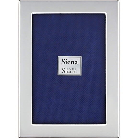 Fashion Sterling Silver Plain 5X7 Photo Frame (7 X 7) Made In Italy gm19924