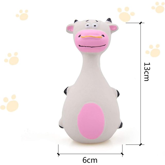 Tal Squeaky Dog Toys Durable Latex Pet Chew Sound Training Toys Standing Stick Dog Companion 2 Pack