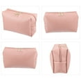 thumbnail image 5 of Unique Bargains 1 Pcs Makeup Bag Cosmetic Travel Bag Waterproof PU Leather Case Makeup Bag for Girl S Size Pink, 5 of 6