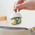 thumbnail image 3 of Multifunctional Medicine Chest Storage Cabinet, Compact 4 Grid First Aid Box, Pocket Size Travel Pill Case for Daily and Emergency Storage, 3 of 5
