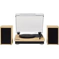 thumbnail image 1 of Crosley CR6043A-NA Brio Sistema de estante giratorio Bluetooth con altavoces incluidos, natural, 1 of 5