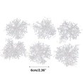 thumbnail image 1 of LWZWM 2024 Liquidación de suministros para eventos y fiestas Nuevo copo de nieve navideño Cadena de copos de nieve Decoración de árbol de Navidad Colgante de copo de nieve navideño Decoración, 1 of 5