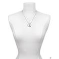 thumbnail image 3 of Delight Jewelry Silvertone 3-D Pink Running Shoe Hero Ring Charm Necklace, 18", 3 of 4