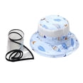 thumbnail image 1 of Cara reutilizable para niños, sombrero de protección a prueba de polvo, arena, saliva, protección contra salpicaduras, seguridad, sombrero de protecci Pescado 54cm perfke Sombrero Anti Escupir para Niños, 1 of 9