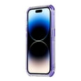 thumbnail image 2 of Compatible With iPhone 14 Plus Phone Case Thickened Edges Protection Shock-absorbent Anti-Scratch Solid Color Lightweight Plain Semi Transparent Phone Cover for iPhone 14 Plus,Purple, 2 of 6