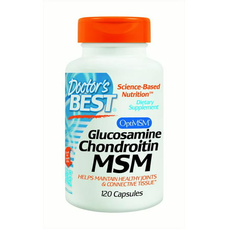 Doctor's Best glucosamine chondroïtine MSM, 120 Ct
