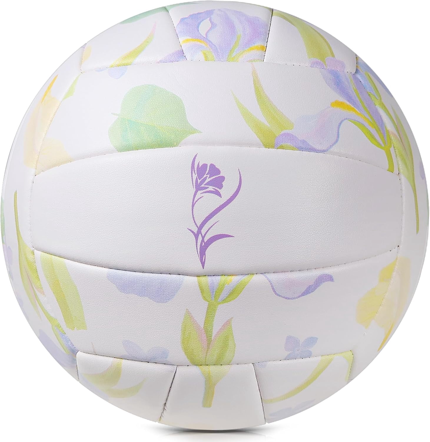 Volleyball Size 5 PU Leather Soft Indoor Outdoor Volleyballs Sports Training Game Play Ball for Beginner, Teenager, Adult, 8.2