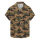 thumbnail image 1 of Camisa de los Hombres Y Conjuntos Cortos Hawaiano Tropical de Camuflaje Imprimir Manga Corta Solapa, Ligera Tela de Rebote de Cuatro Lados para la Playa Y las Vacaciones, 1 of 5