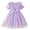 Light Purple, variant on Bmisegm Girls' Dresses Bowknot Design with Gradient Mesh Skirt Summer Short Sleeve Party Short Flowy Dress for Kids 3-8 Years Light Blue,7-8 Years