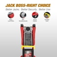 thumbnail image 2 of Floor Jack Boss Hidráulico de perfil bajo de 2,5 toneladas, color rojo, 2 of 8