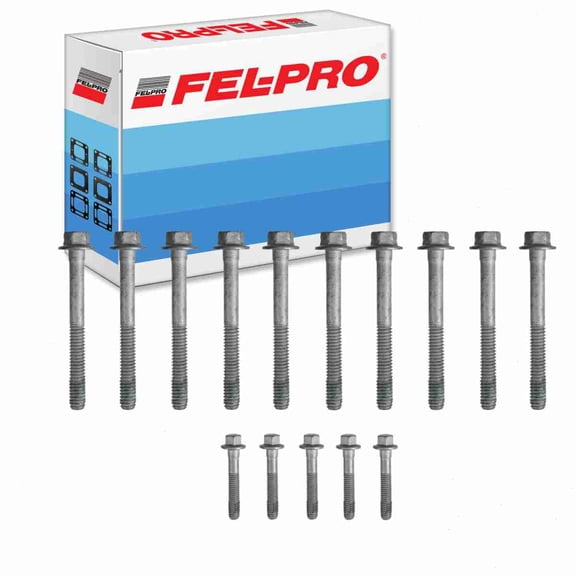 Fel-Pro Cylinder Head Bolt Set compatible with Chevrolet Tahoe 5.3L 6.0L 6.2L V8 2007-2014