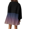 thumbnail image 3 of TJAZFJPA Robe Tropicale Mode Femmes Robe Chandail en Molleton Surdimensionnée Manches Longues Col Rond Pull Tops Coupe Décontractée Chandails en Molleton Mini Robe Longue Robes de Grossesse, 3 of 4