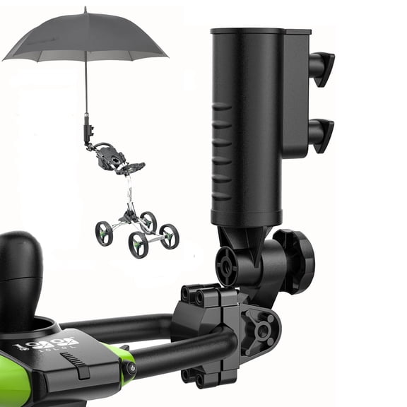 10L0L Heavy Duty Golf Push Cart Umbrella Holder, Universal Umbrella Stand for Mobility Scooter, Stroller, Wheelchair, Beach Chair