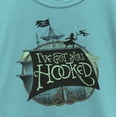 thumbnail image 2 of Girl's Peter Pan & Wendy I've Got You Hooked Graphic Tee Tahiti Blue Medium, 2 of 4
