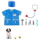 thumbnail image 4 of Juego de rol de Halloween, juego de rol de disfraces para niños y niñas de 3 4 5 6 7 años Ropa veterinaria Zulema Traje de juego de rol, 4 of 8